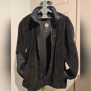 Canada Goose Black Kelowna Fleece Jacket Men's Size XL